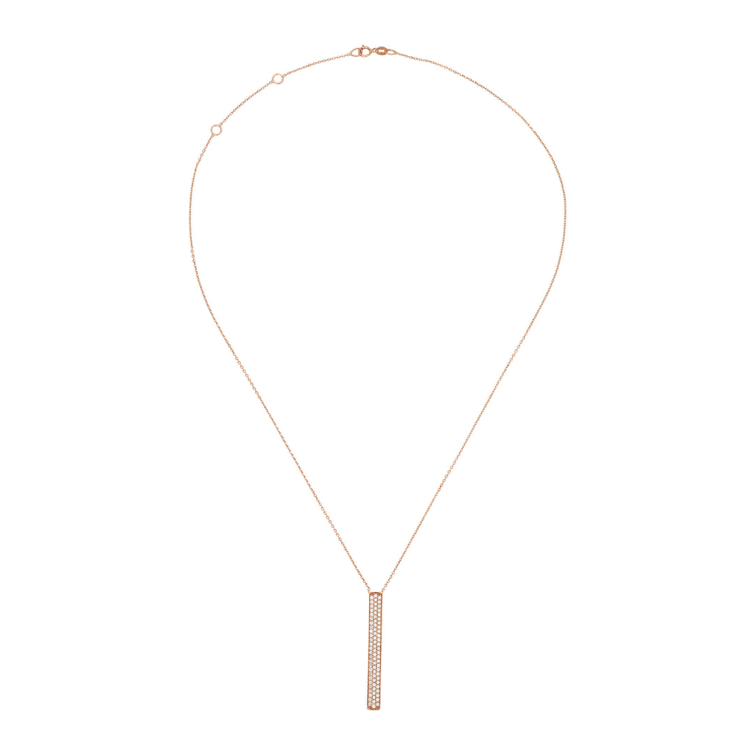 Diamond Bar Necklace