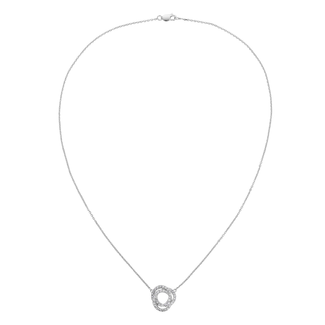Diamond Swirl Necklace
