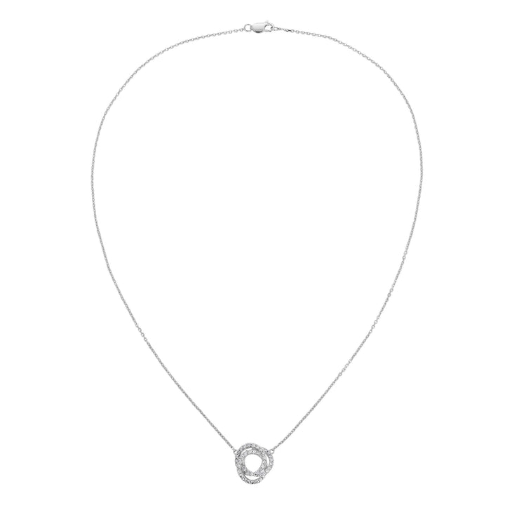 Diamond Swirl Necklace