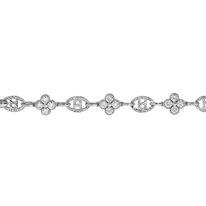 Diamond Clover Bracelet