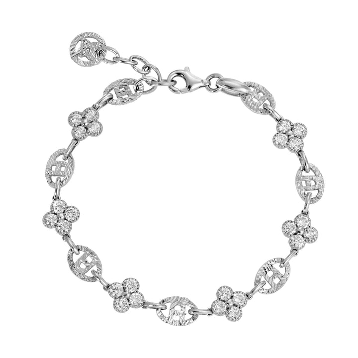 Diamond Clover Bracelet