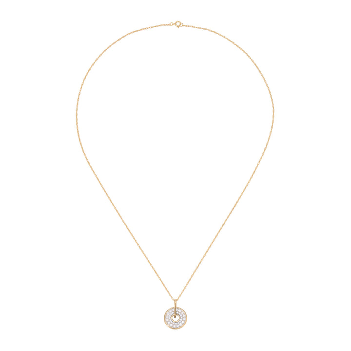Diamond Circle Necklace