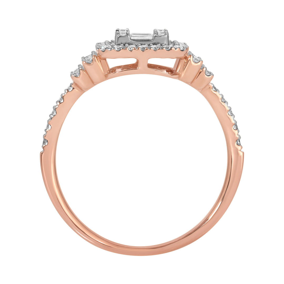 Rose Gold and Diamond Ring