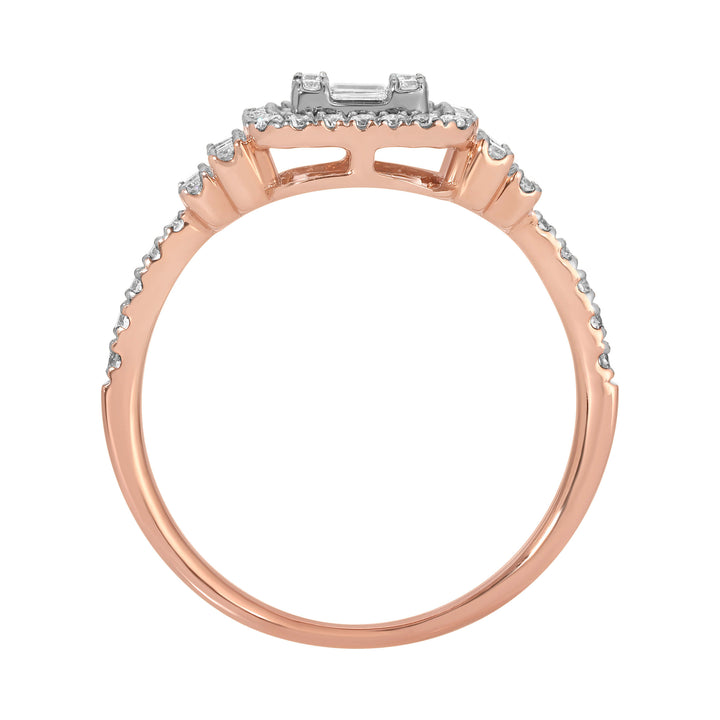 Rose Gold and Diamond Ring