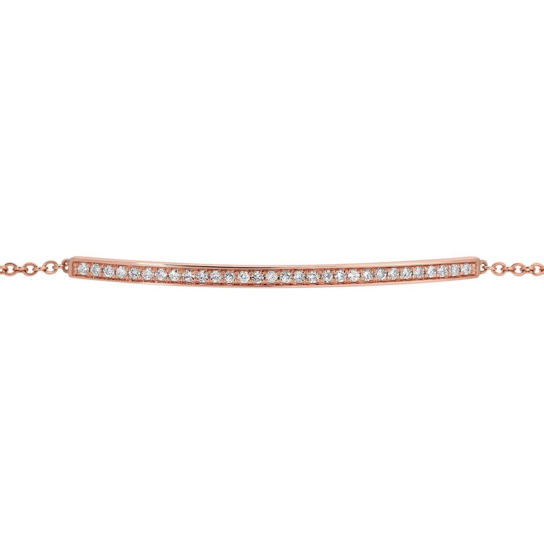 Rose Gold and Diamond Bracelet