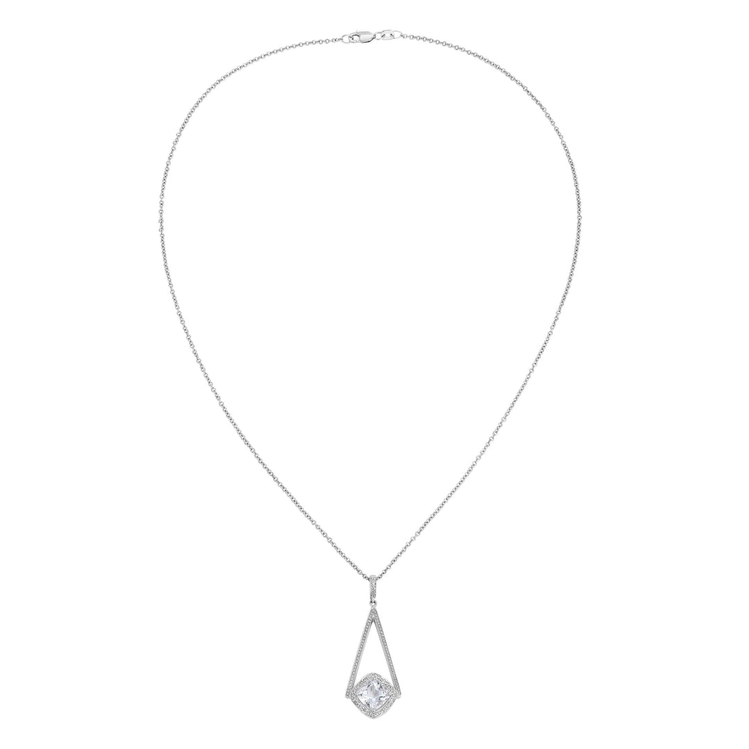 Aquamarine Pendant Necklace