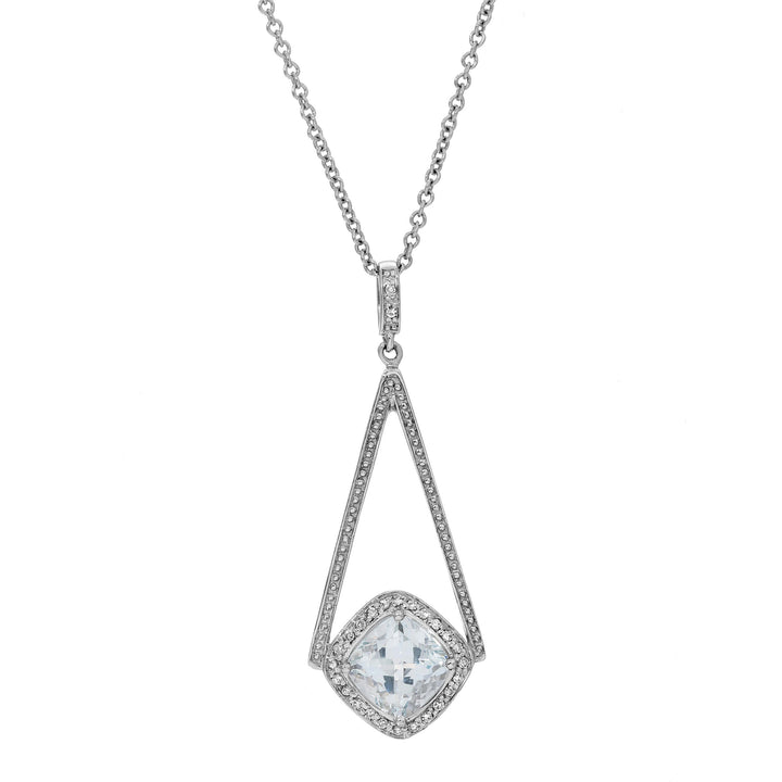 Aquamarine Pendant Necklace