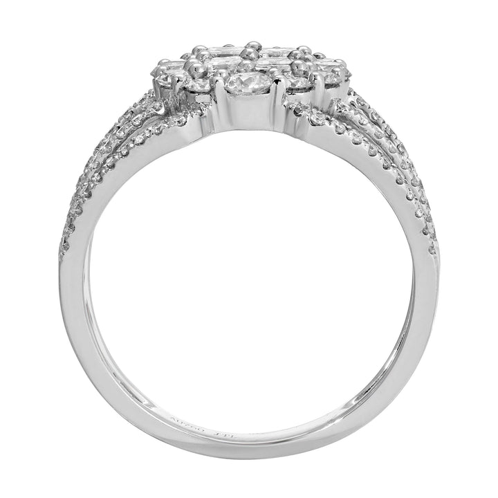Cluster Split Shank Ring