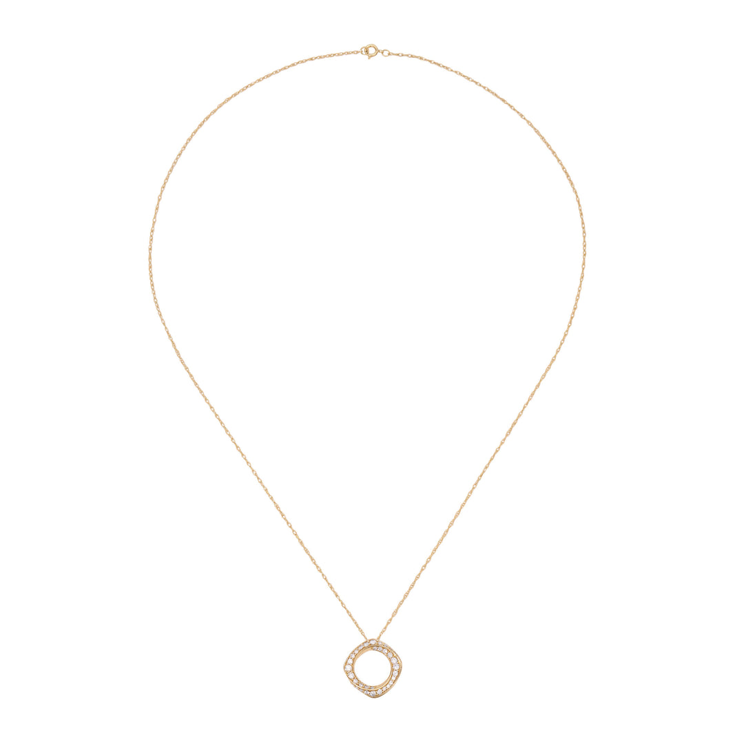 Diamond Wave Necklace