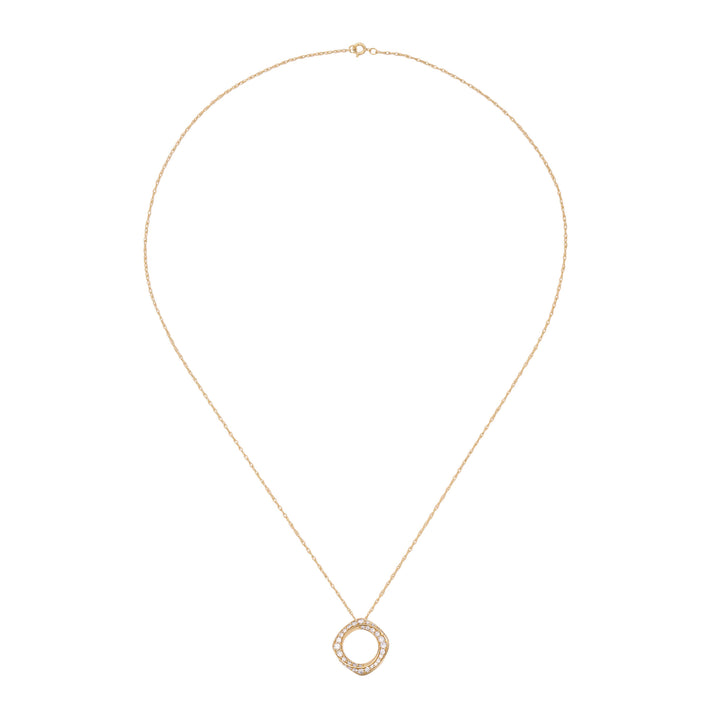 Diamond Wave Necklace