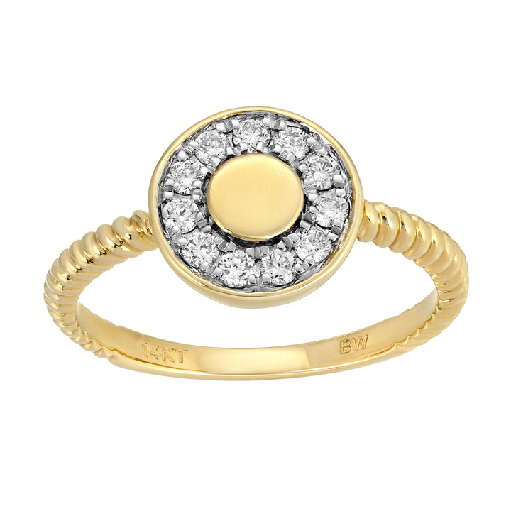 Circle Diamond Ring