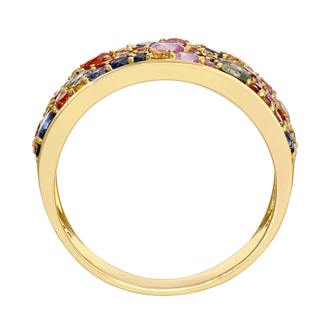 Multicolored Sapphire Ring