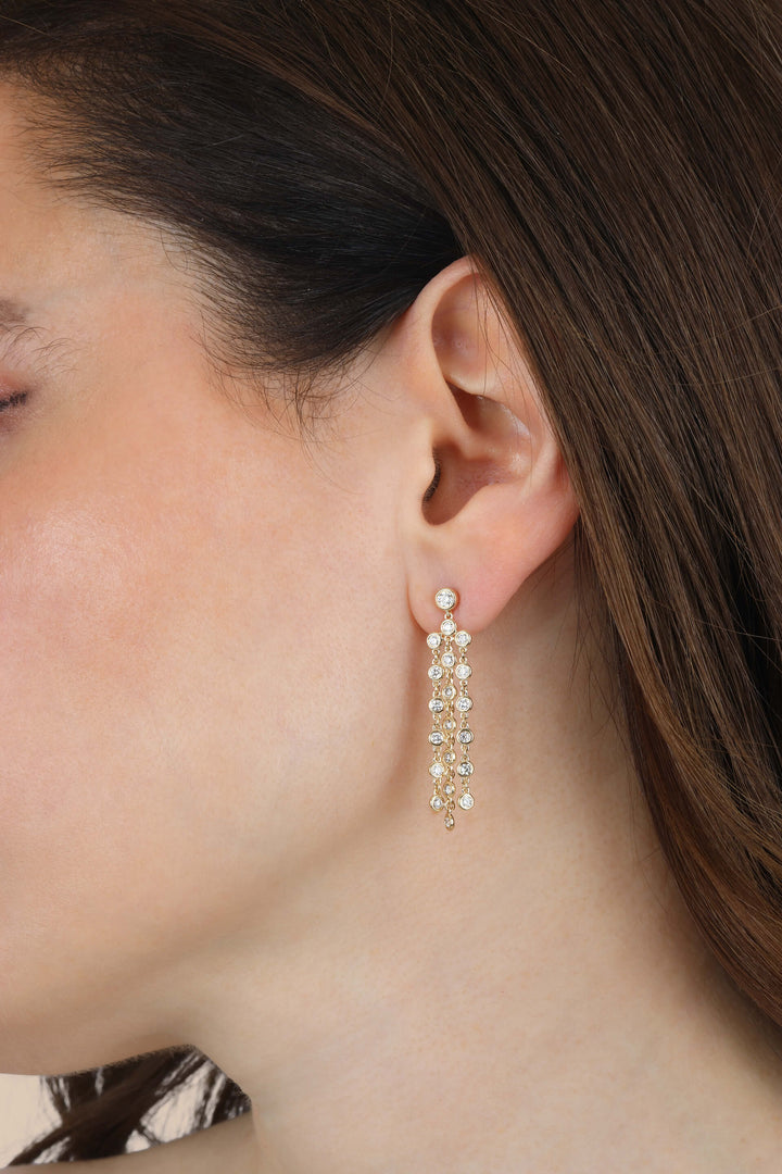 Diamond Drop Earrings