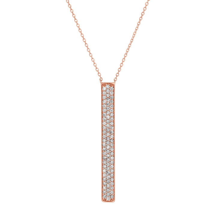 Diamond Bar Necklace