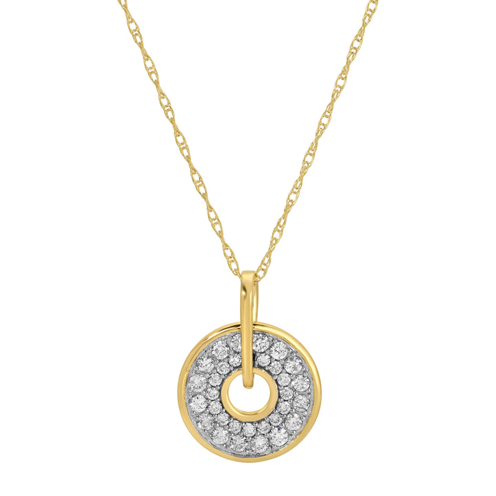 Diamond Circle Necklace