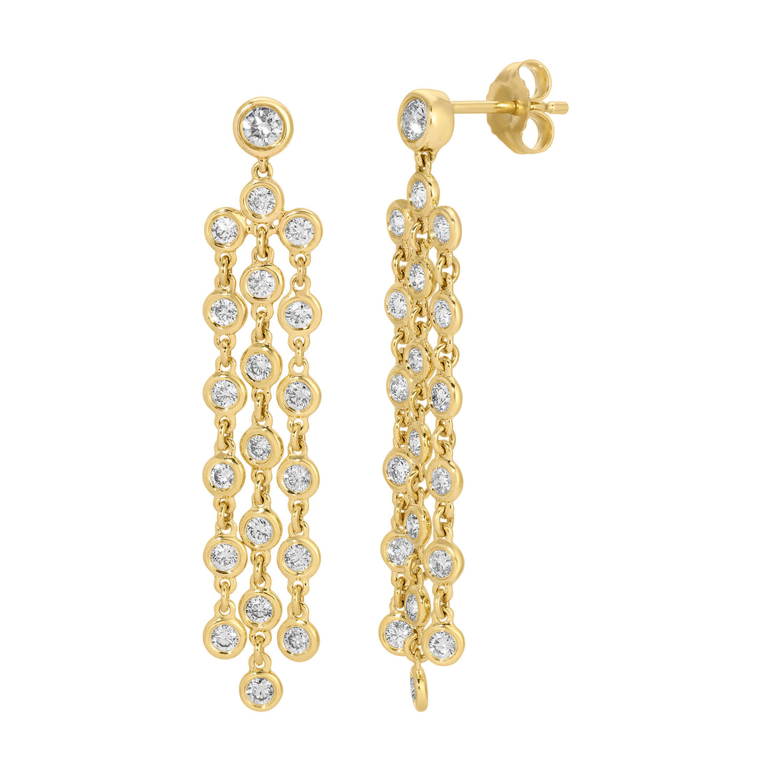 Diamond Drop Earrings
