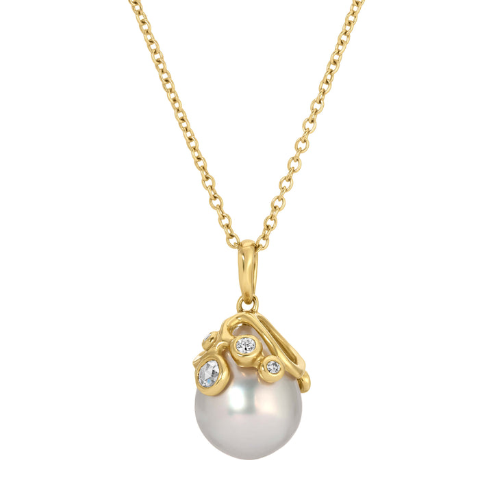 Ippolita Pearl and Diamond Necklace