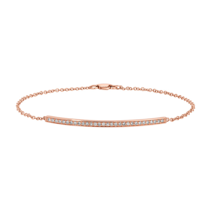 Rose Gold and Diamond Bracelet