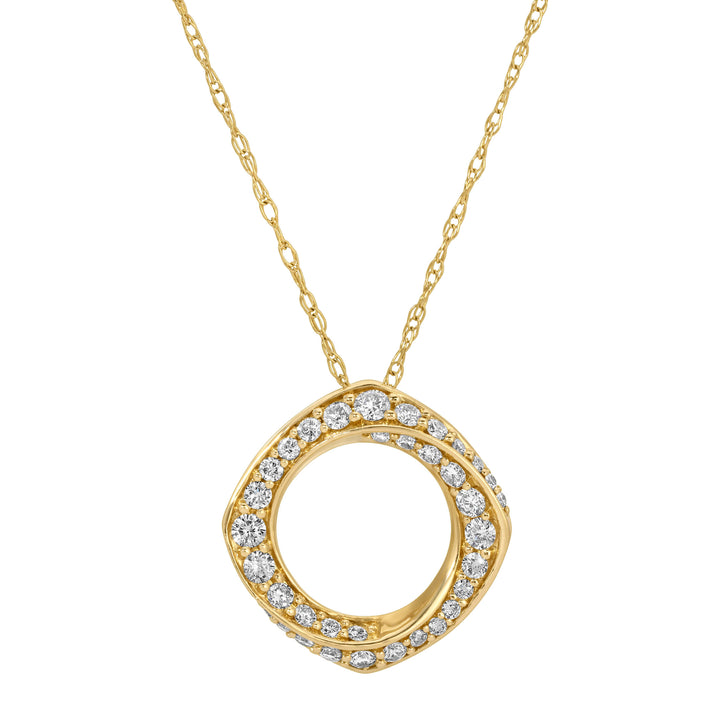 Diamond Wave Necklace